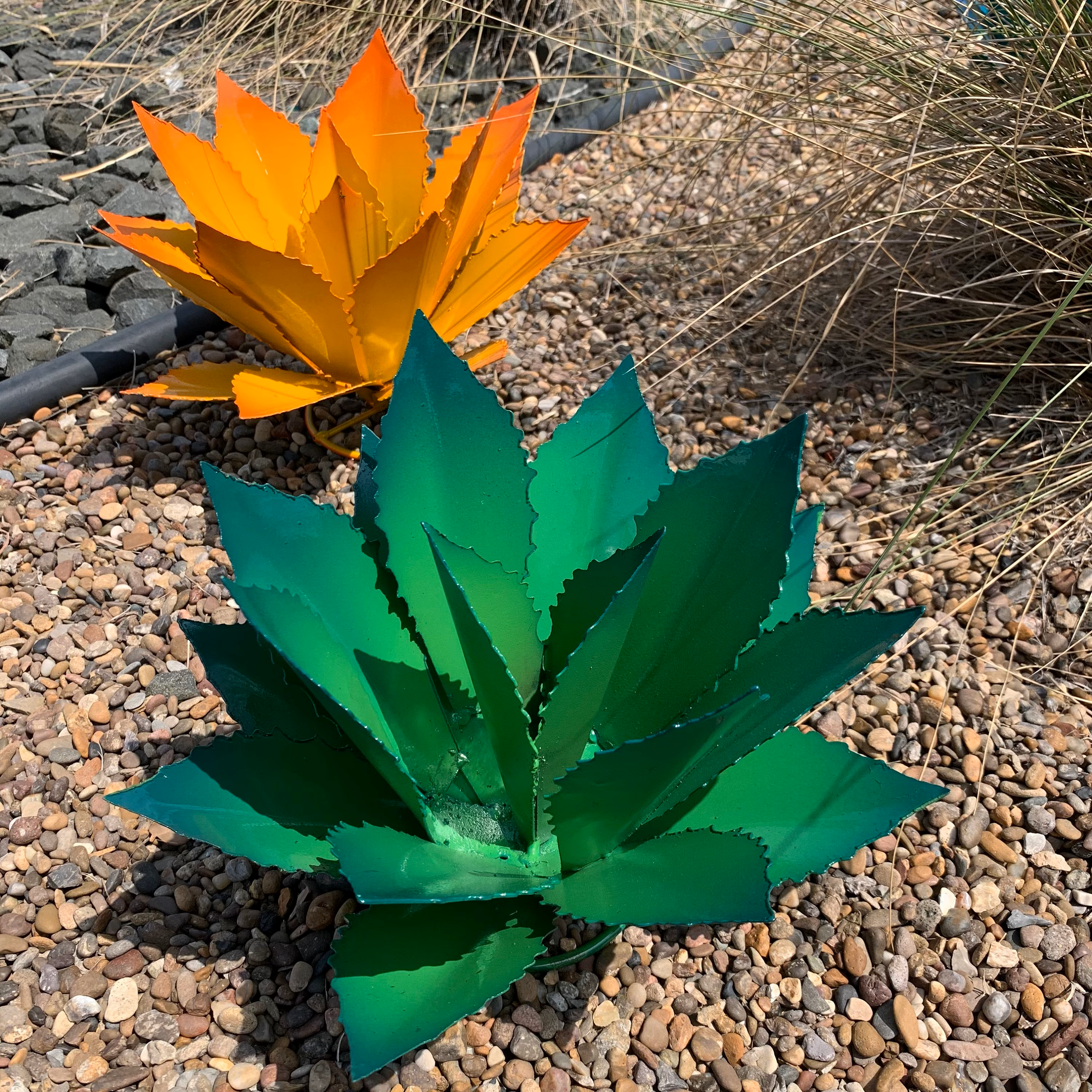 Decorative Metal Agave (Cupreate) - Garden Art