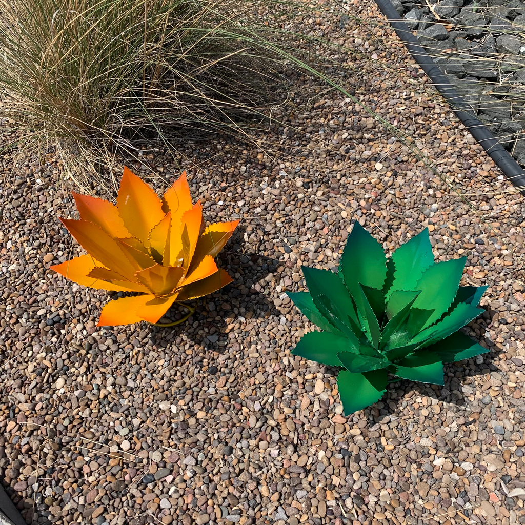 Decorative Metal Agave (Cupreate) - Garden Art
