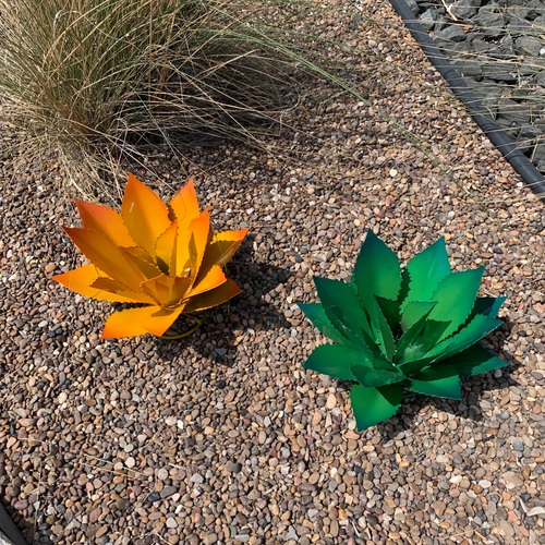 Decorative Metal Agave (Cupreate) - Garden Art