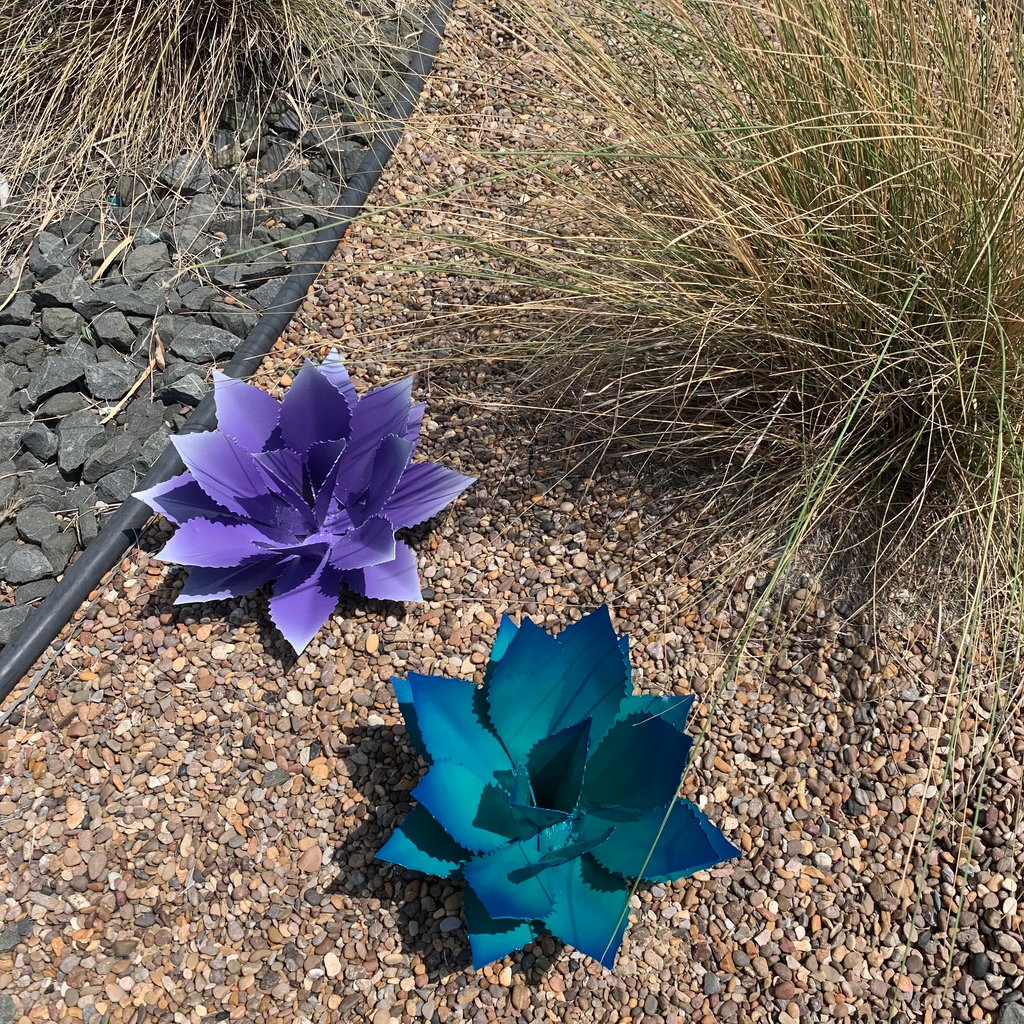 Decorative Metal Agave (Cupreate) - Garden Art