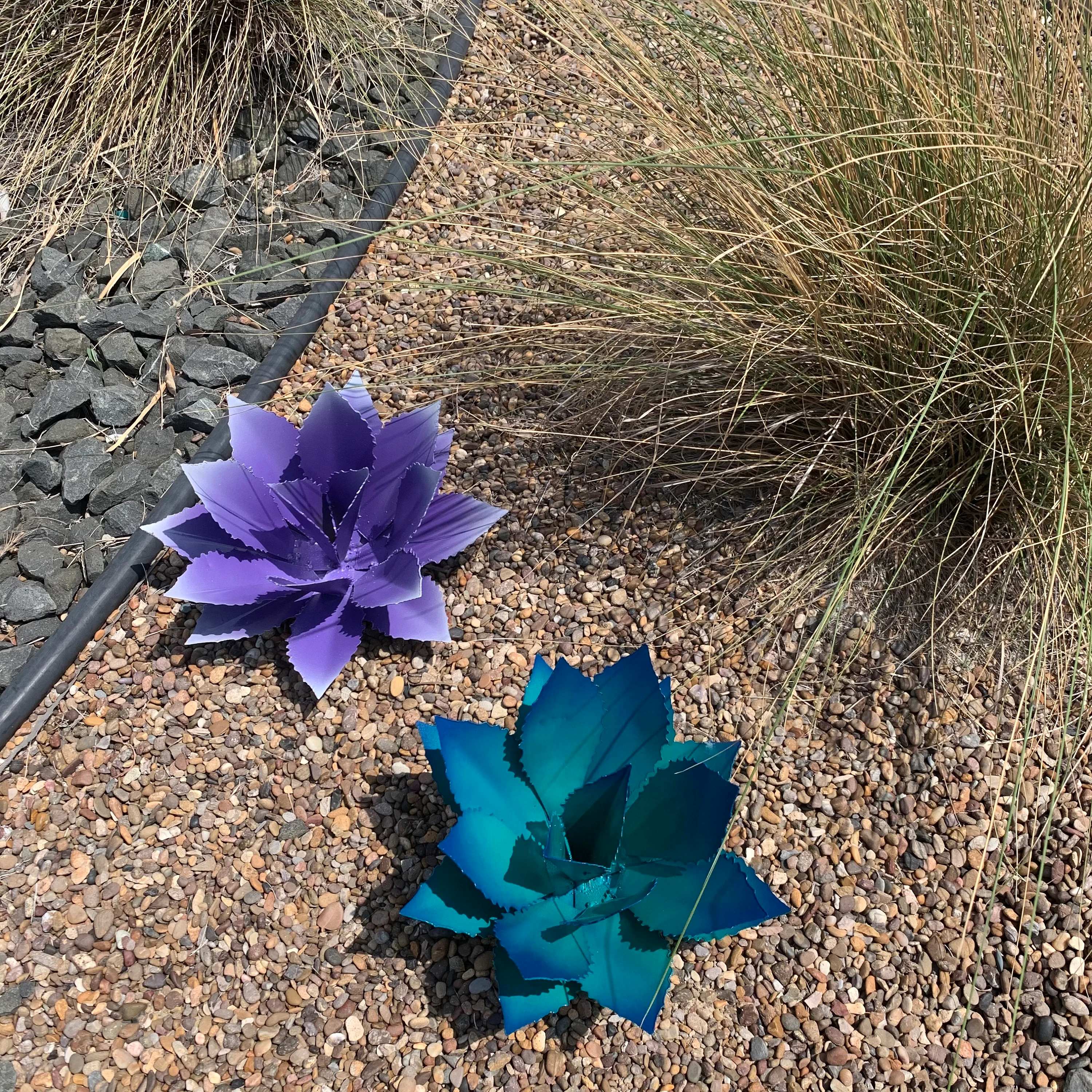 Decorative Metal Agave (Cupreate) - Garden Art