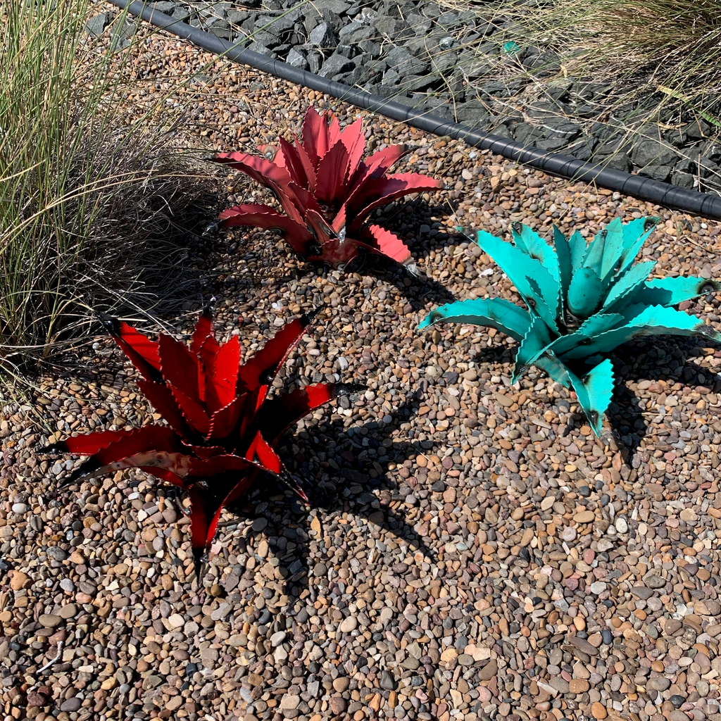 Agave Cactus 13" - Garden Art