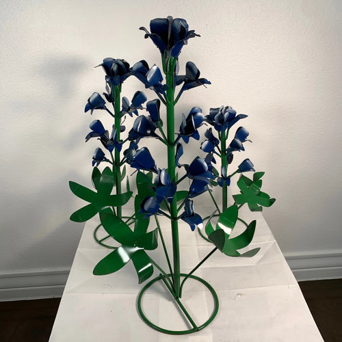 Handmade Metal Bluebonnets