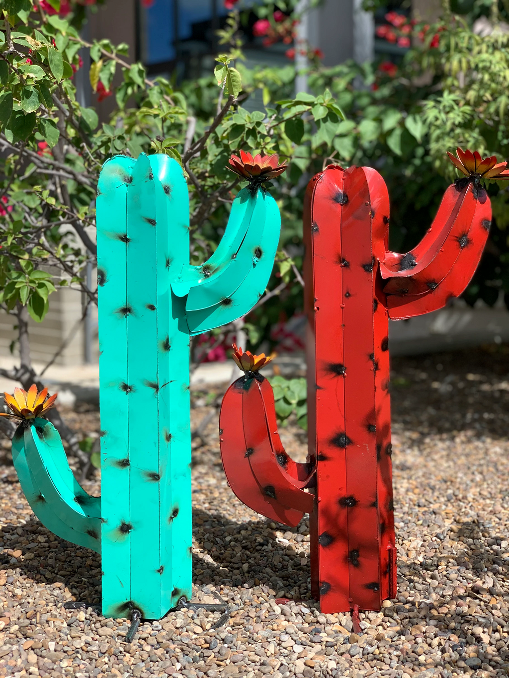 Saguaro Cactus Green - Garden Art