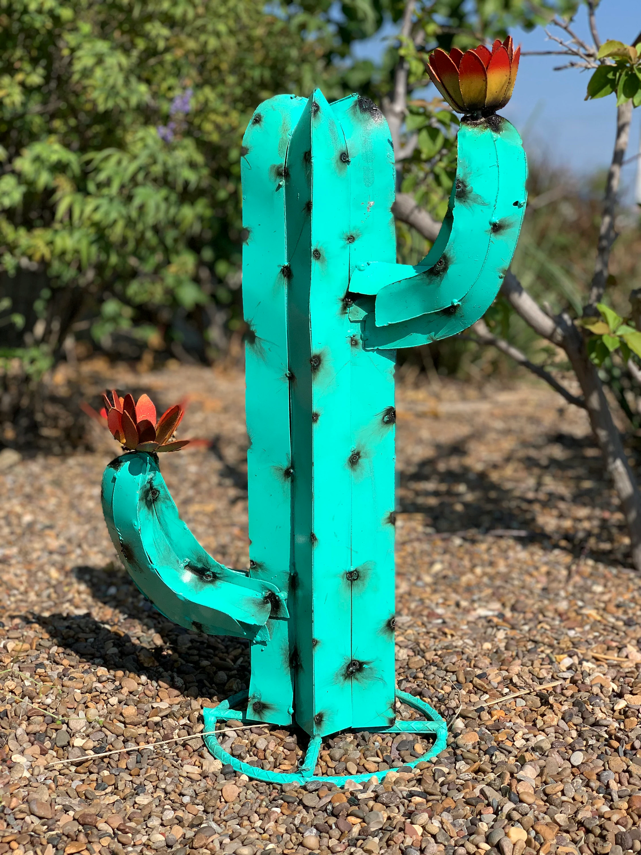 Saguaro Cactus Green - Garden Art