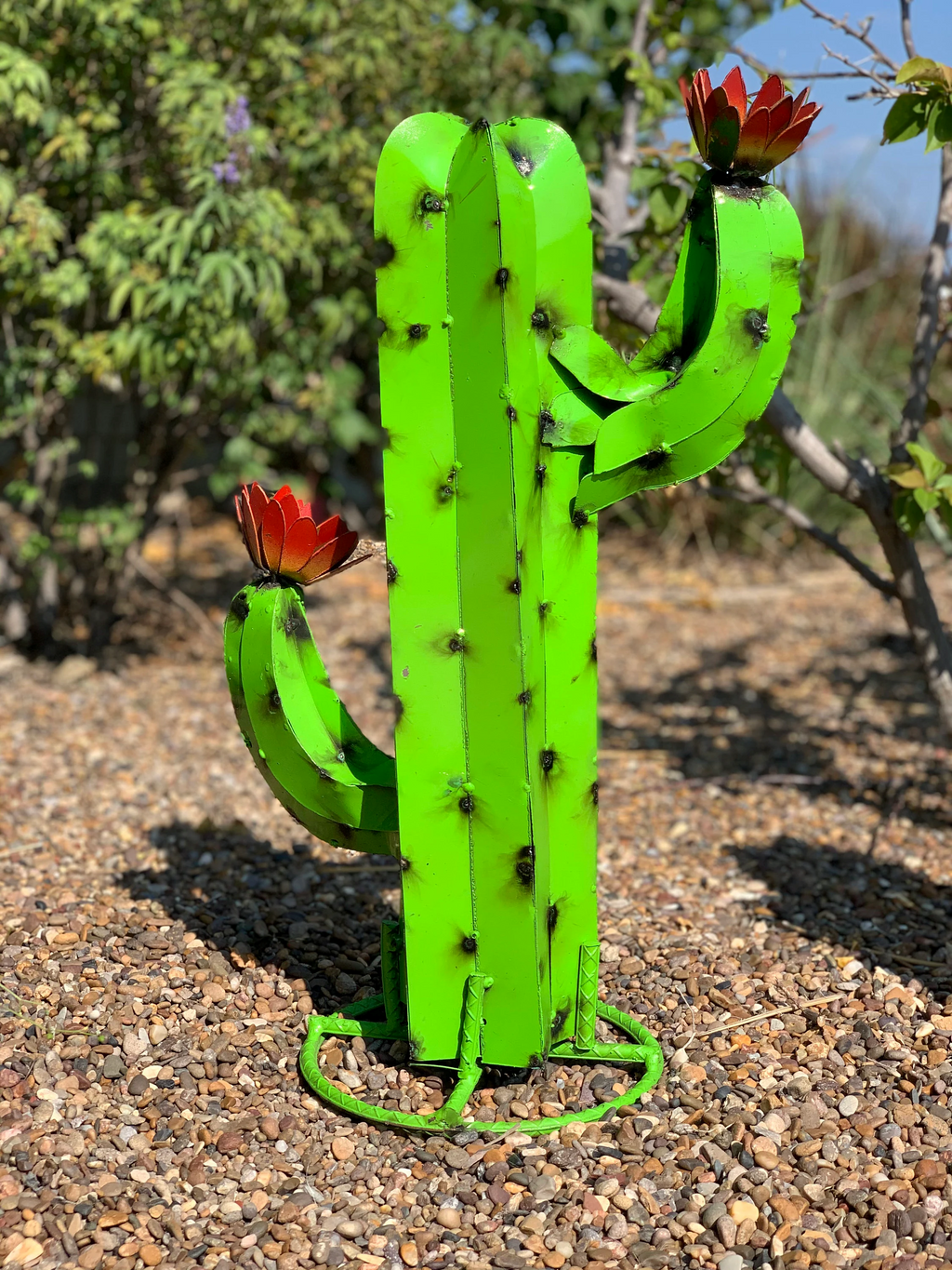 Saguaro Cactus Green - Garden Art