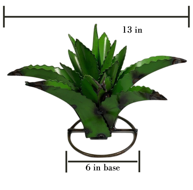 Agave Cactus 13" - Garden Art